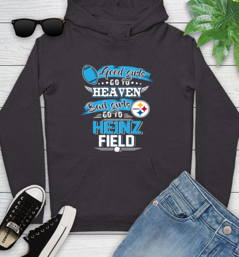 Pittsburgh Steelers NFL Bad Girls Go To Heinz Field Shirt Youth Hoodie 8