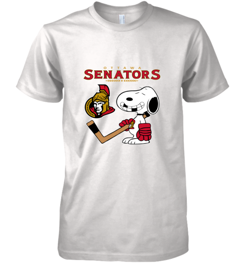 Ottawa Senators Ice Hockey Broken Teeth Snoopy NHL Premium Men's T-Shirt