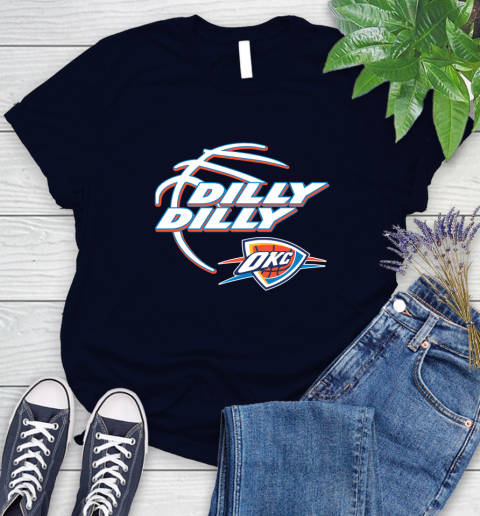 NBA Oklahoma City Thunder Dilly Dilly Basketball Sports Women's T-Shirt 3
