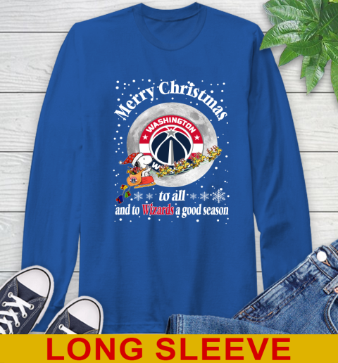 Washington Wizards Merry Christmas To All And To Wizards A Good Season NBA Basketball Sports Long Sleeve T-Shirt 11