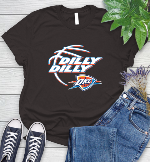 NBA Oklahoma City Thunder Dilly Dilly Basketball Sports Women's T-Shirt 8