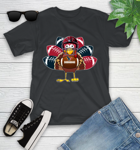 Houston Texans Turkey Thanksgiving Day Youth T-Shirt 2