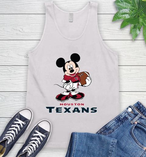 NFL Football Houston Texans Cheerful Mickey Mouse Shirt Tank Top 2