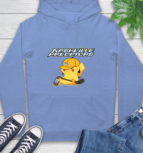 NHL Pikachu Hockey Sports Nashville Predators Hoodie 11