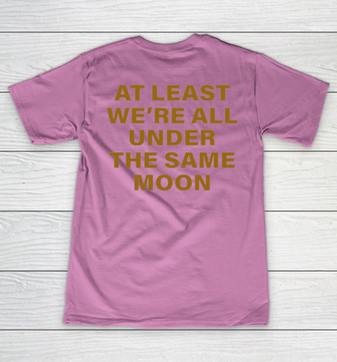 Faded Moon - At Least We Are All Under The Same Moon Women's V-Neck T-Shirt 16