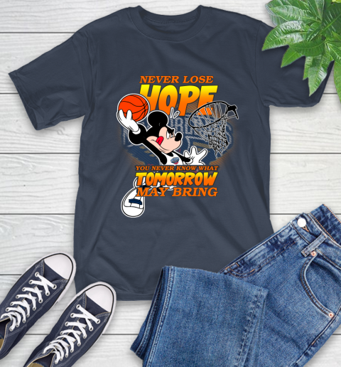 New Orleans Pelicans NBA Basketball Mickey Disney Never Lose Hope T-Shirt 3