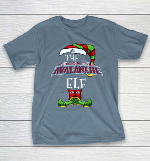 Colorado Avalanche Christmas ELF Funny NHL T-Shirt 6