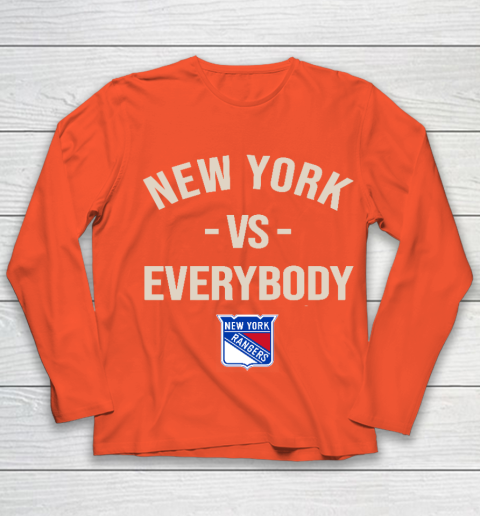 New York Rangers Vs Everybody Youth Long Sleeve 3