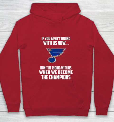 NHL St.Louis Blues Hockey We Become The Champions Youth Hoodie 7