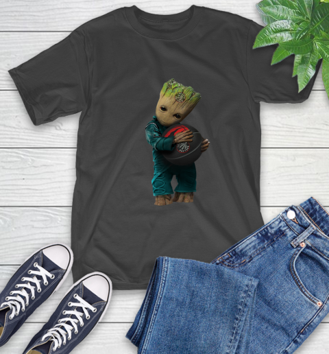 NBA Groot Guardians Of The Galaxy Basketball Sports Toronto Raptors T-Shirt 2