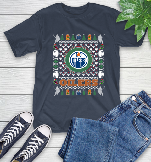 Edmonton Oilers Merry Christmas NHL Hockey Loyal Fan Ugly Shirt 3