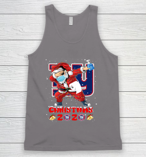 New York Giants Funny Santa Claus Dabbing Christmas 2020 NFL Tank Top 6