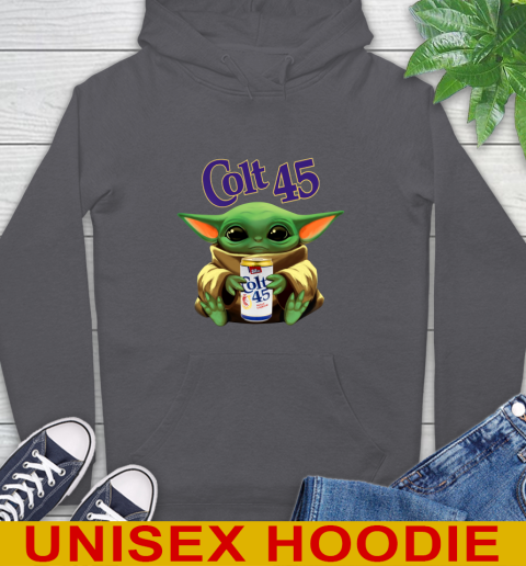 Star Wars Baby Yoda Hugs Colt 45 Beer Shirt 19