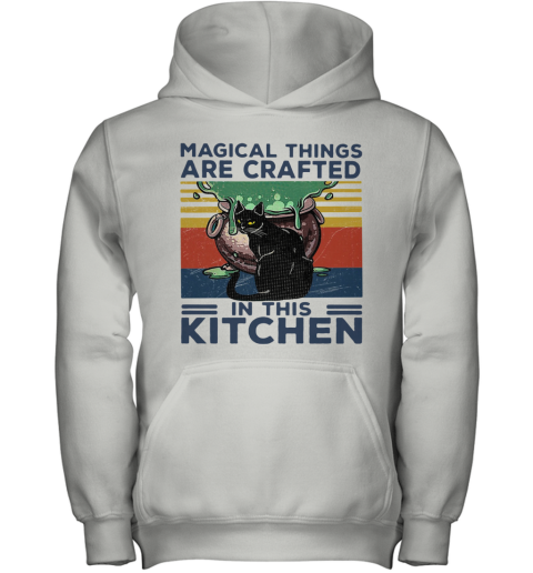 Magical Things Are Crafted In This Kitchen Vintage Retro Youth Hoodie
