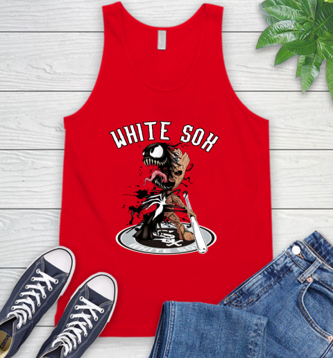 MLB Chicago White Sox Baseball Venom Groot Guardians Of The Galaxy Tank Top 6