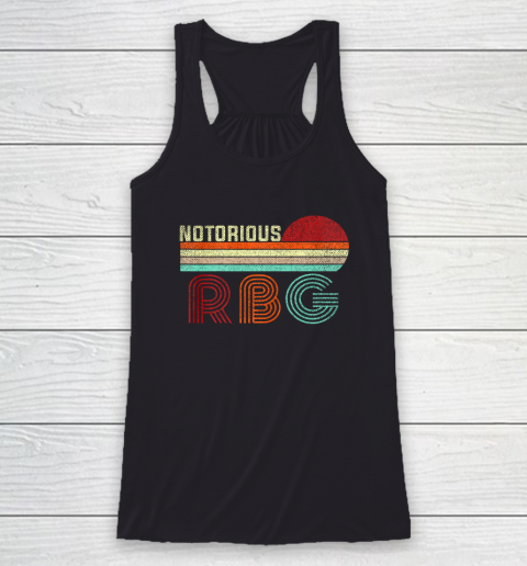 Vintage Notorious RBG shirt for women Ruth Bader Ginsburg Racerback Tank