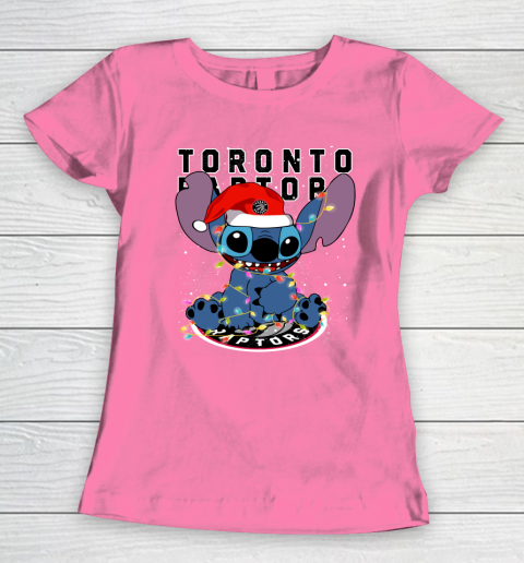 Toronto Raptors NBA noel stitch Basketball Christmas Women's T-Shirt 9