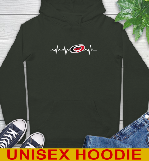 Carolina Hurricanes NHL Hockey Heart Beat Shirt Hoodie 12
