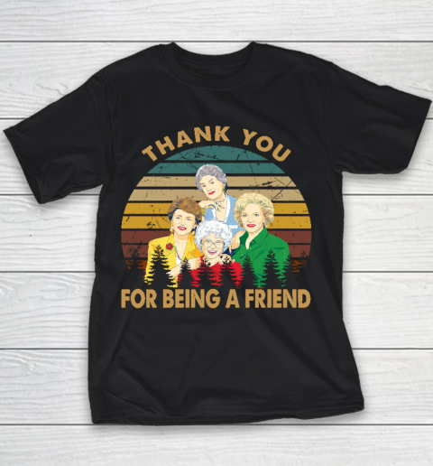 Thank you vintage retro the Golden Girls Rose Dorothy Blanche Youth T-Shirt