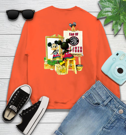 NBA Basketball Toronto Raptors Mickey Drawing Shirt 27