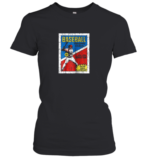 Retro Baseball Card Wrapper Women's T-Shirt