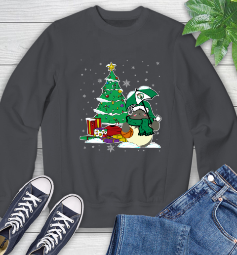 Boston Celtics NBA Basketball Cute Tonari No Totoro Christmas Sports Sweatshirt 6