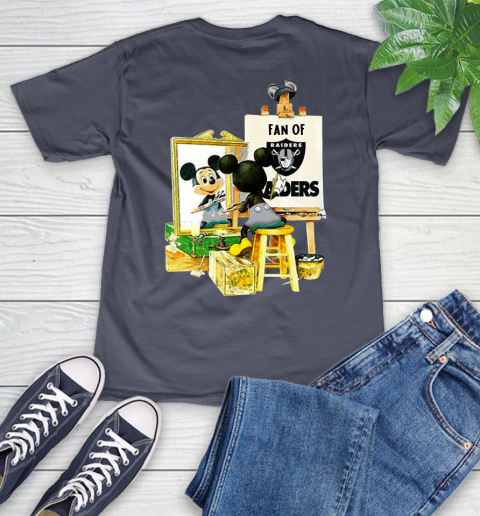 NFL Football Oakland Raiders Mickey Drawing Shirt 52