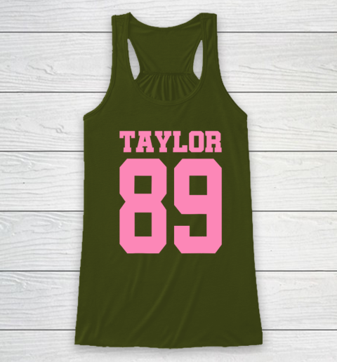 Pink Numbers Taylor 89 Racerback Tank 2