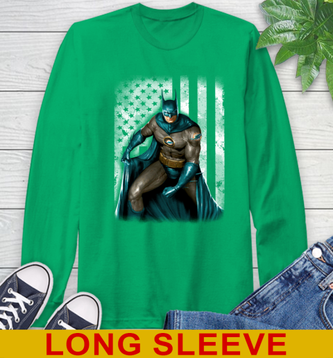 Miami Dolphins NFL Football Batman DC American Flag Shirt Long Sleeve T-Shirt 8