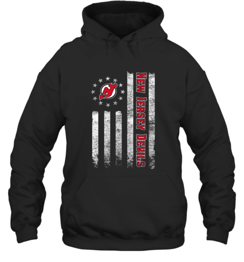 NHL American Flag Hockey Sports New Jersey Devils Hoodie