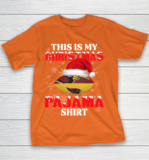 Arizona Cardinals This Is My Christmas Pajama Shirt NFL Youth T-Shirt 4