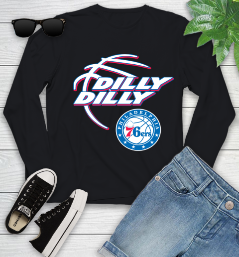 NBA Philadelphia 76ers Dilly Dilly Basketball Sports Youth Long Sleeve 2