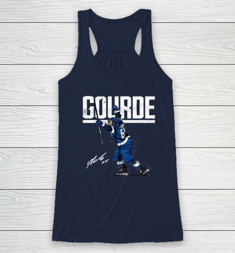 Yanni Gourde For Tampa Bay Lightning Fans Racerback Tank 8