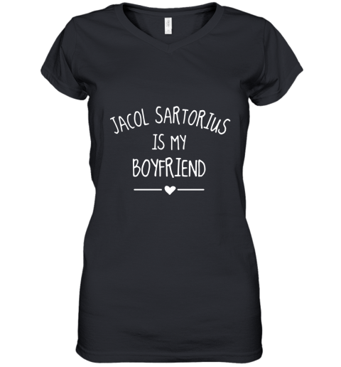 Jacob Sartorius Is My Boyfriend Women's V-Neck T-Shirt