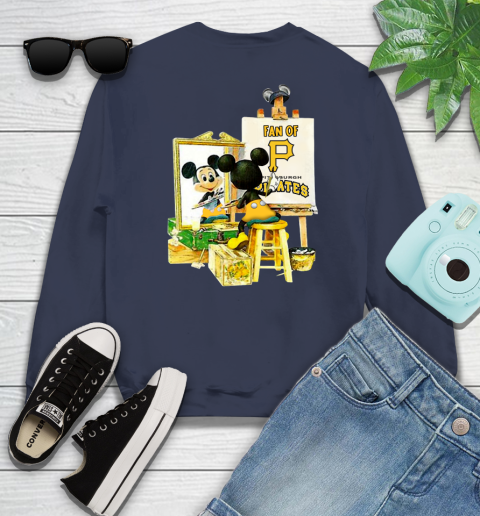 MLB Baseball Pittsburgh Pirates Mickey Drawing Shirt 26