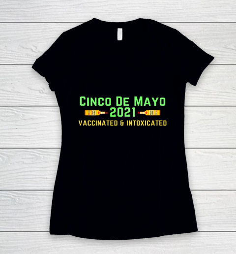Funny Cinco De Mayo Attire For Men Women 2021 Cinco De Mayo Women's V-Neck T-Shirt