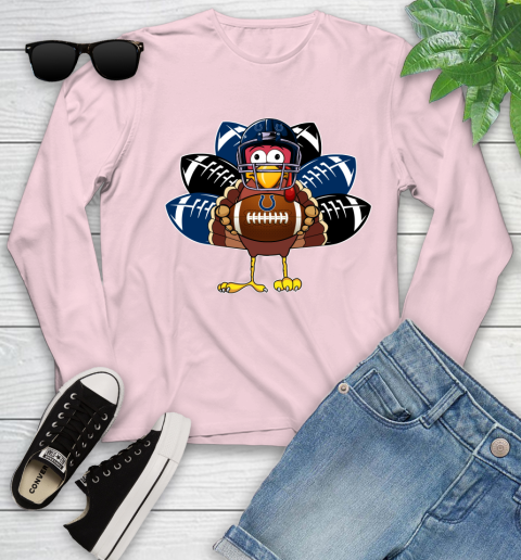 Indianapolis Colts Turkey Thanksgiving Day Youth Long Sleeve 10