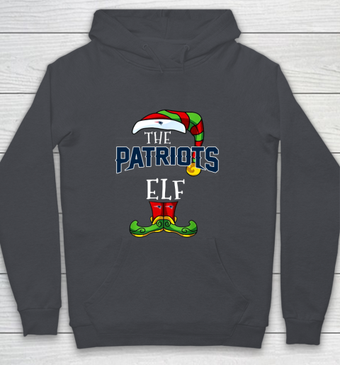 New England Patriots Christmas ELF Funny NFL Youth Hoodie 5