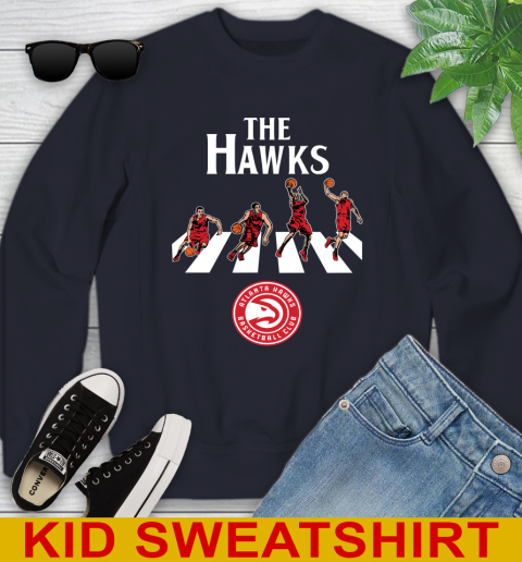 NBA Basketball Atlanta Hawks The Beatles Rock Band Shirt Youth Sweatshirt 2