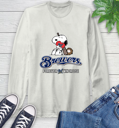 MLB The Peanuts Movie Snoopy Forever Win Or Lose Baseball Milwaukee Brewers 69