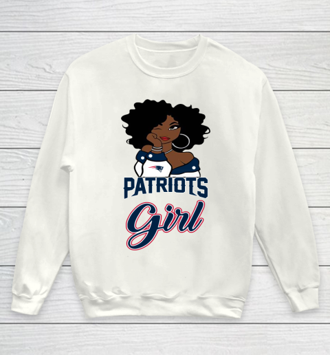 New England Patriots Girl NFL Youth Sweatshirt 2
