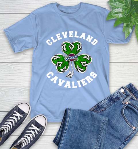 NBA Cleveland Cavaliers Three Leaf Clover St Patrick's Day Basketball Sports T-Shirt 12