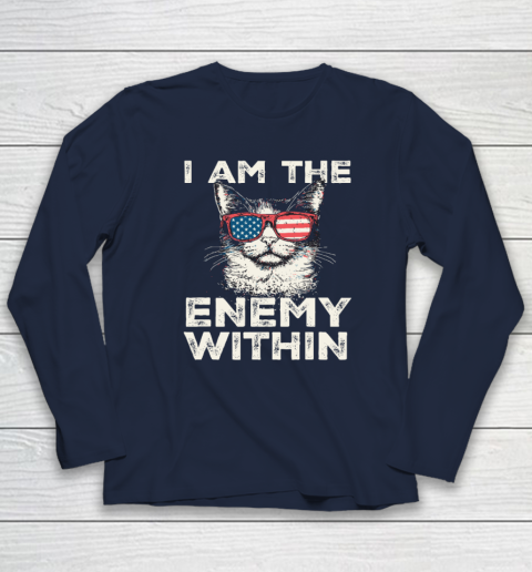 I Am The Enemy Within Tee  Kamala Harris 2024 Merch Long Sleeve T-Shirt 2