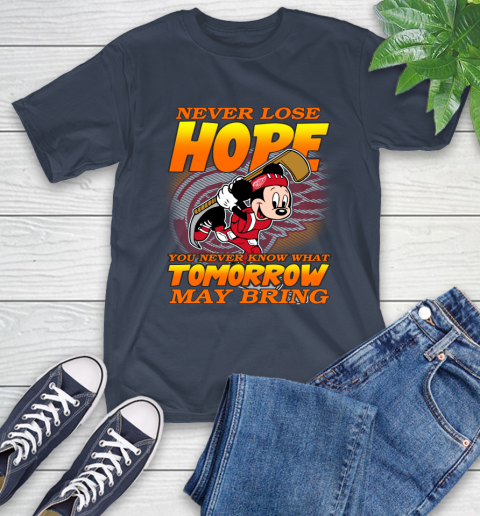 Detroit Red Wings NHL Hockey ootball Mickey Disney Never Lose Hope T-Shirt 3