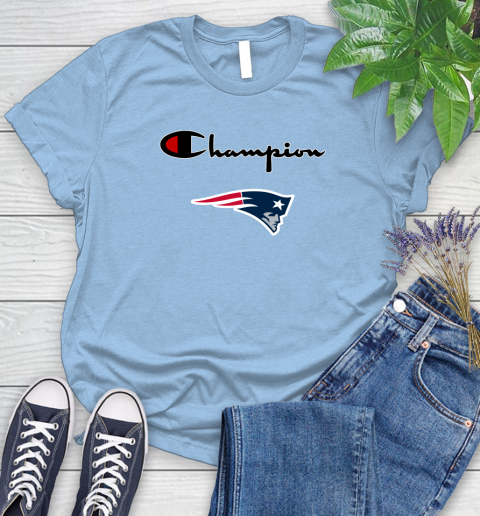 NFL Football New England Patriots Champion Shirt Women's T-Shirt 6