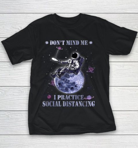 Table tennis Dont Mind Me I Practice Social Distancing Youth T-Shirt