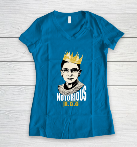 Notorious RBG Ruth Bader Ginsburg Political Women's V-Neck T-Shirt 13