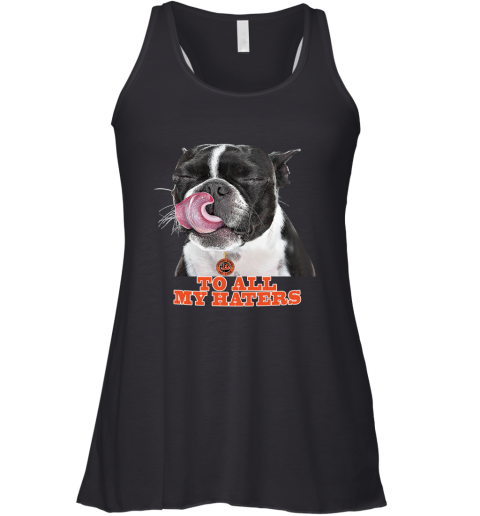 Cincinnati Bengals To All My Haters Dog Licking Racerback Tank