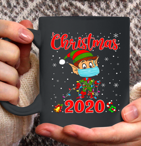 Christmas 2020 Funny Christmas Lights Elf Lover Gifts Ceramic Mug 11oz