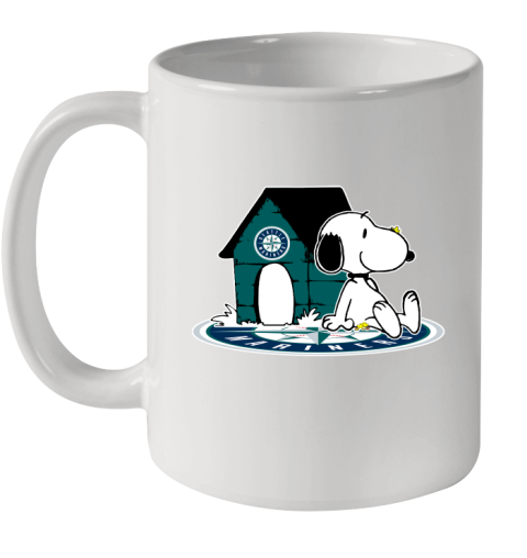 MLB Baseball Seattle Mariners Snoopy The Peanuts Movie Shirt Ceramic Mug 11oz